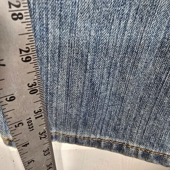 Levis 569 Blue Jeans Size 36X34 Men's Wide Straight Leg Denim - Picture 9 of 10